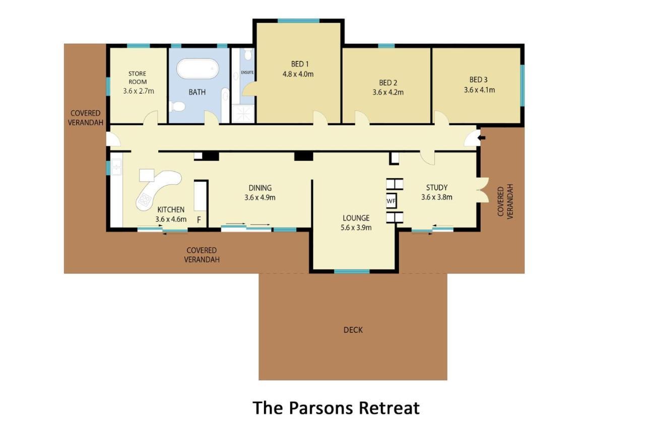 The Parsons Retreat Vila Rothbury Exterior foto